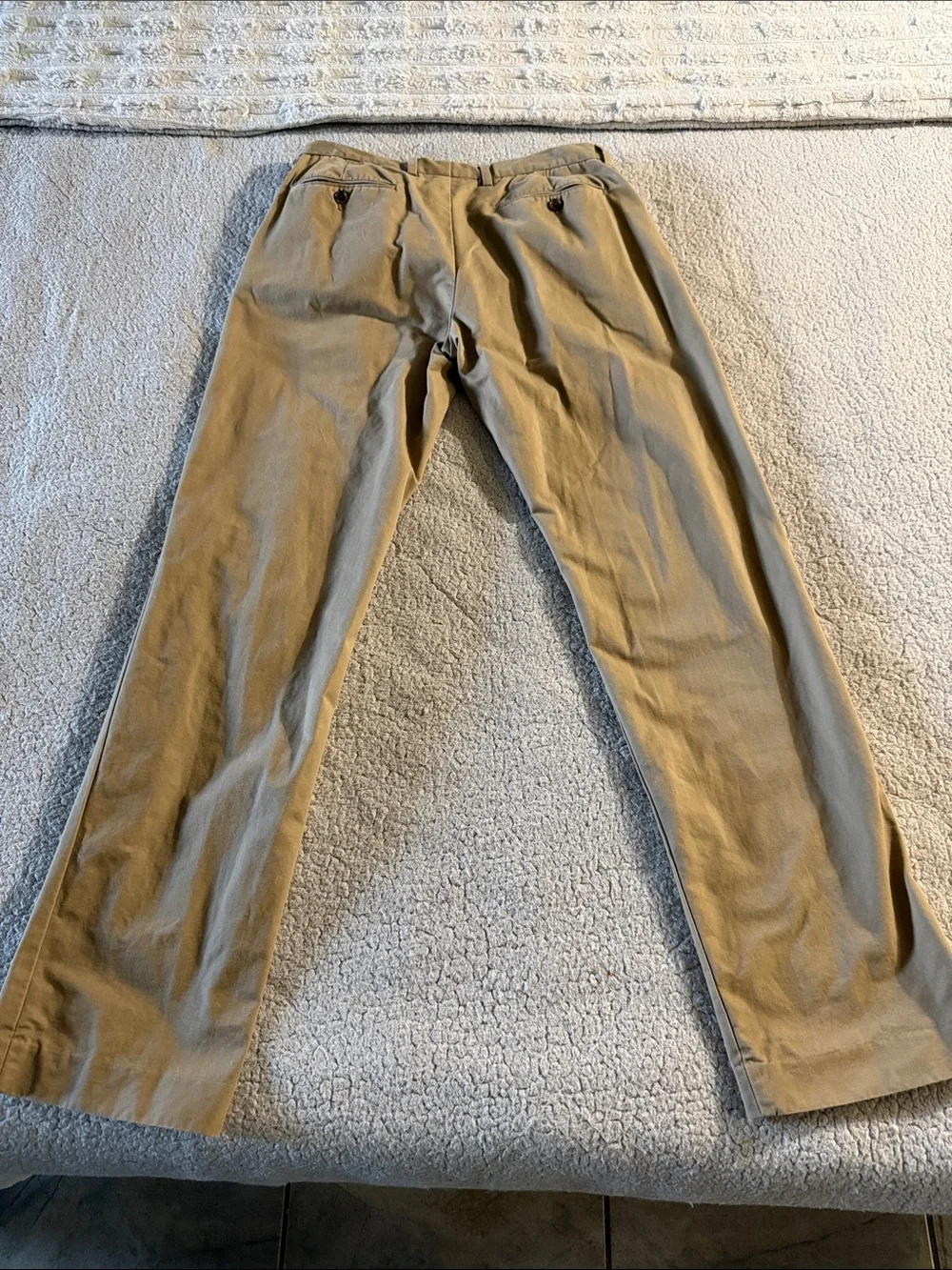 J. Crew Men's 100% Cotton Tan Chino Pants 32x34